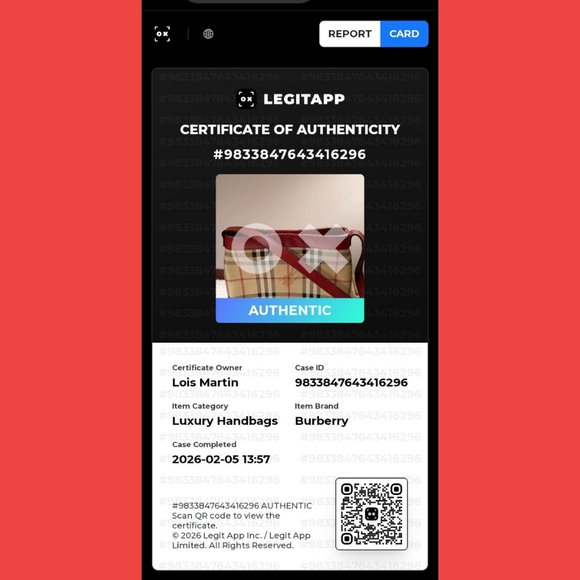 AUTHENTIC Vintage Burberry Haymarket Check Shoulder Bag With Certificate - Picture 10 of 11